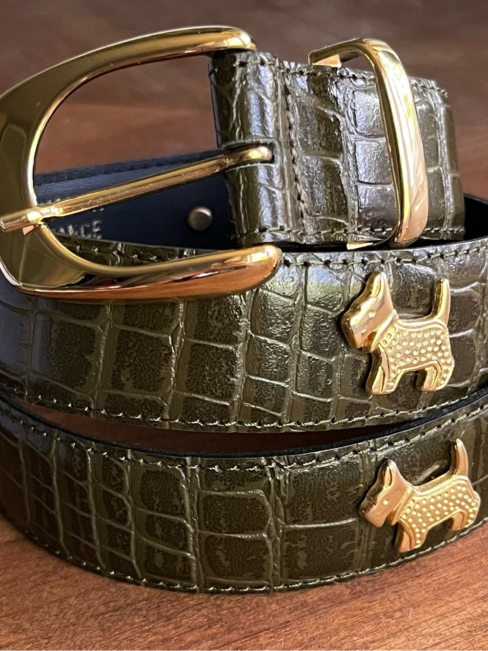 Vintage Olive Chipie Belt